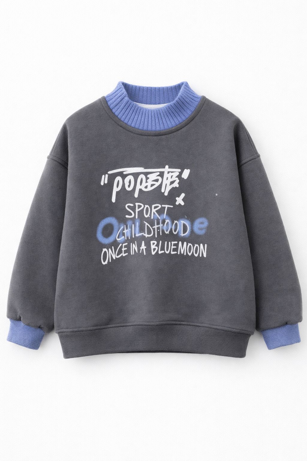 Thick Sherpa Fleece Lined Sweatshirt